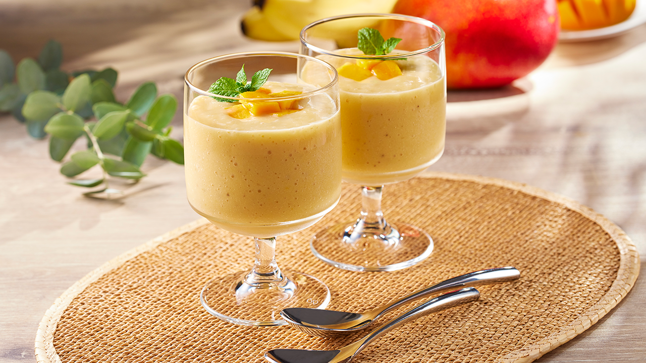 マンゴーバナナのラッシー風