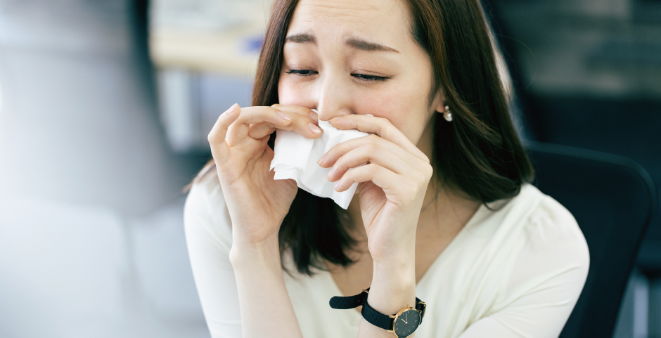 鼻みず・くしゃみが止まらない