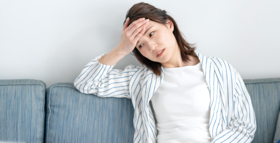 鼻炎症状で頭が重い