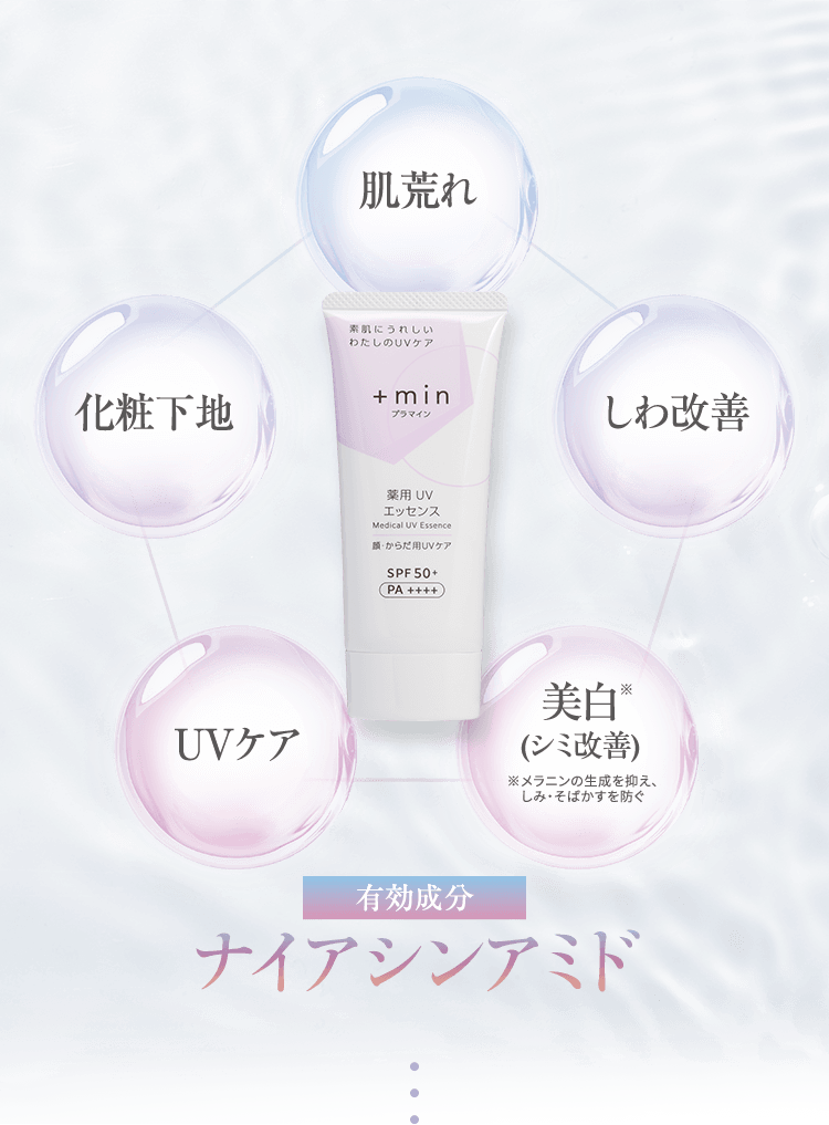 肌荒れ/しわ改善/美白(シミ改善)/UVケア/化粧下地